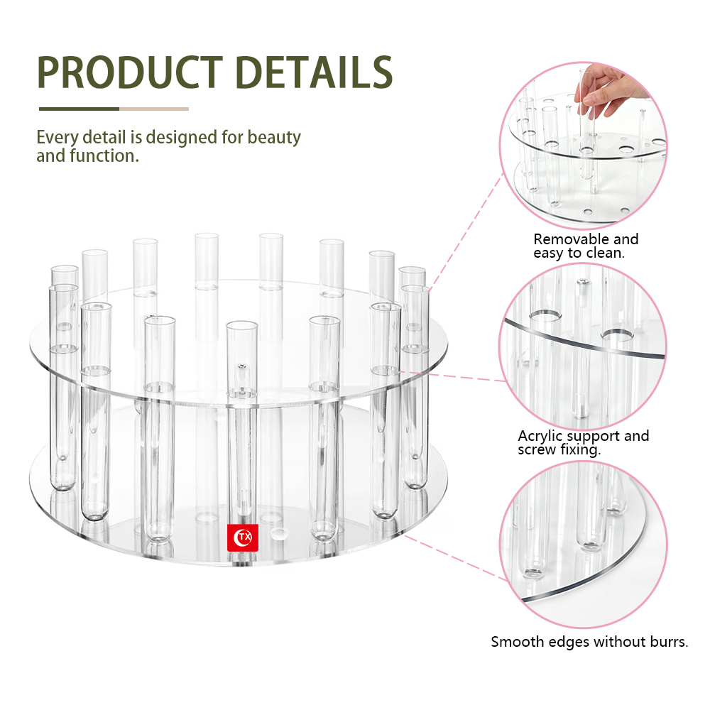 Clear Acrylic Cake Separator, Cake Tier Separator | Transparent Reusable Cake Layer Divider with Polished Edges for Floating Tier Effect, Suitable for Multi-Tier Wedding/Birthday/Fondant Cakes, Home & Professional Baking - Image 7