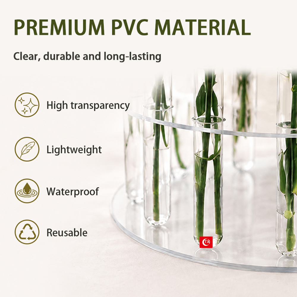 Clear Acrylic Cake Separator, Cake Tier Separator | Transparent Reusable Cake Layer Divider with Polished Edges for Floating Tier Effect, Suitable for Multi-Tier Wedding/Birthday/Fondant Cakes, Home & Professional Baking - Image 5